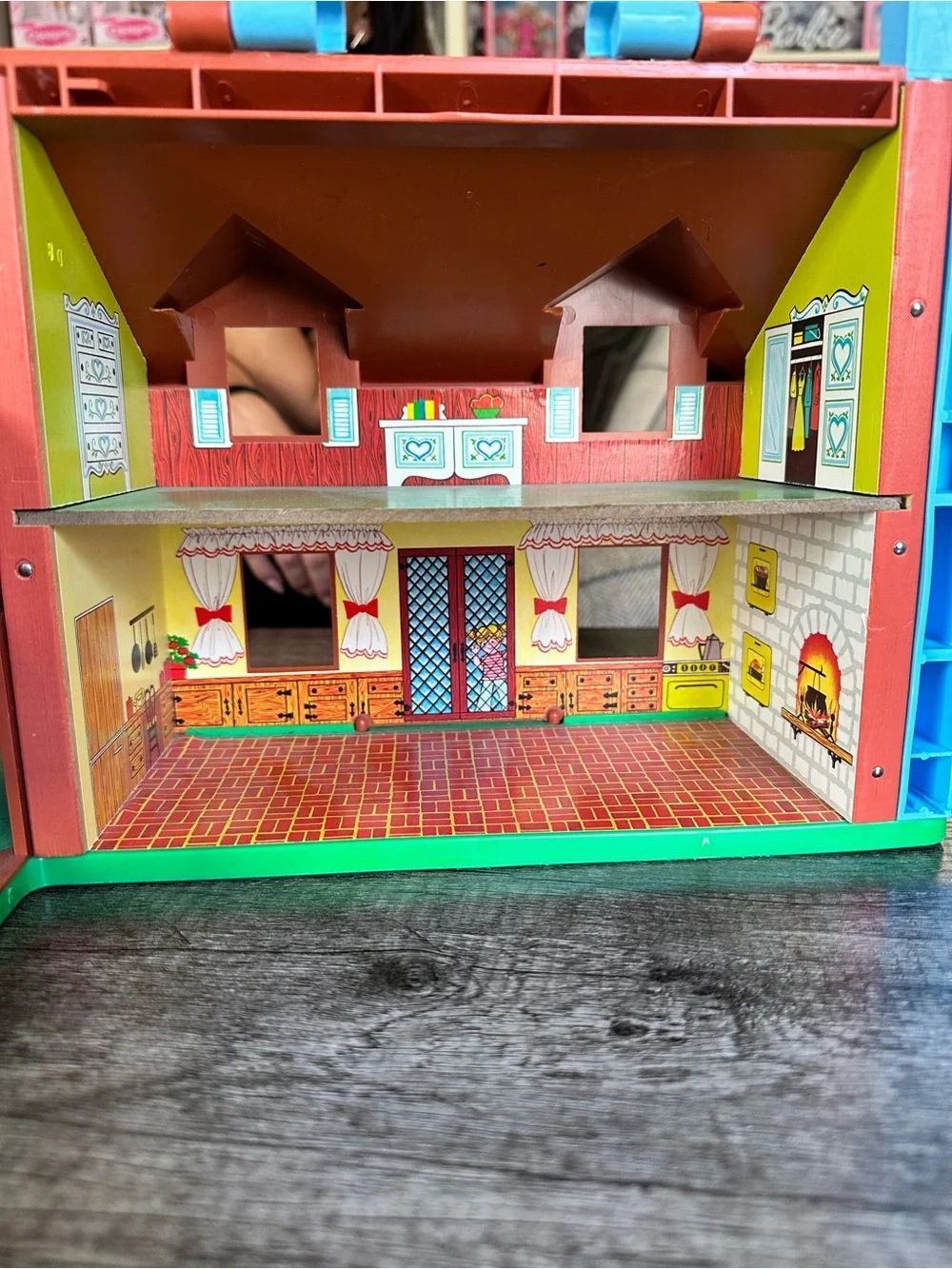 Fisher-Price 1980 Vintage Tutor Dollhouse Playset with Snoopy